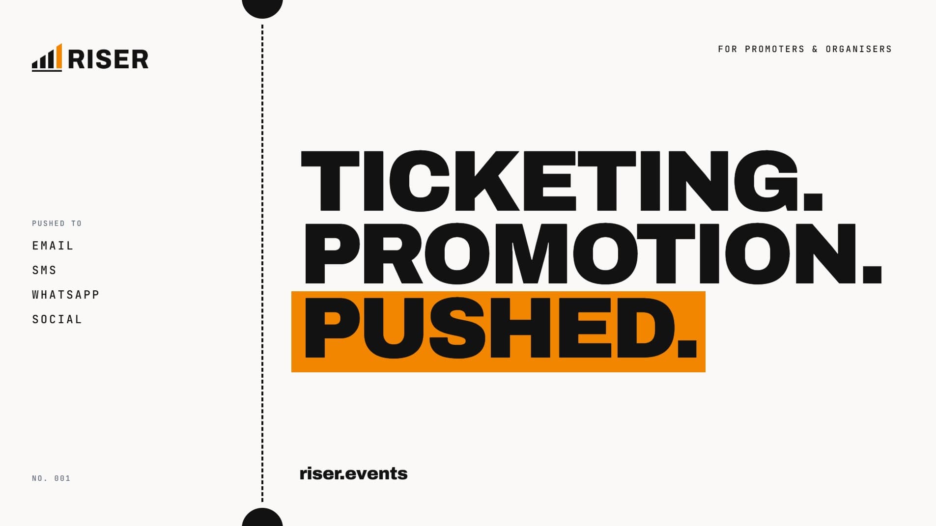 Riser Events banner